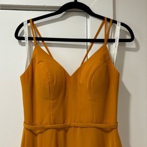 Azazie Butterscotch Dress